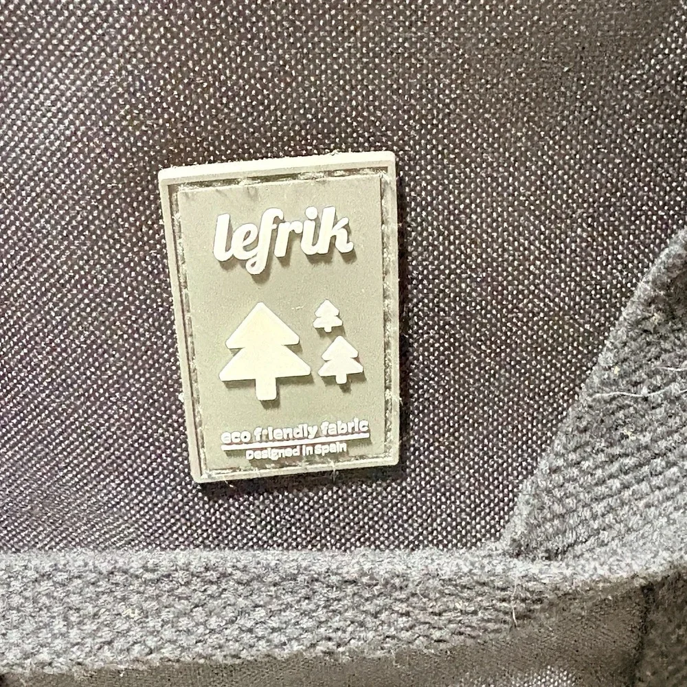 Lefrik Daily 15  Laptop Backpack Black RPET Recycled Travel Work School Bag